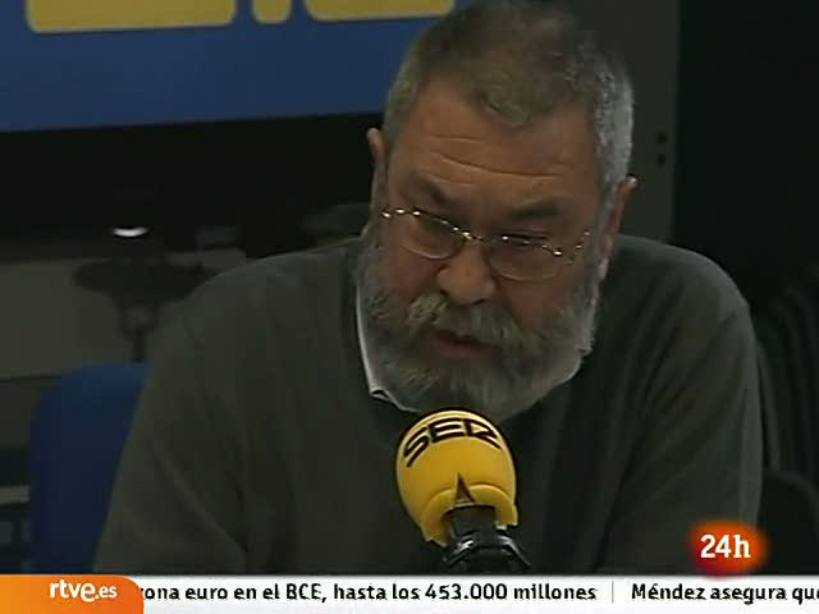Méndez asegura que los sindicatos aceptan la moderación salarial pero no la congelación