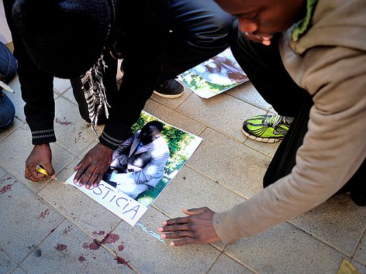 Tensa calma en Barcelona por el asesinato de un senegalés