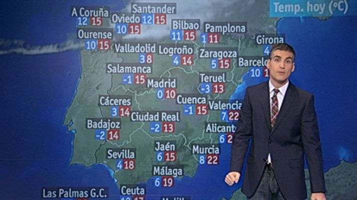 El tiempo - Viento fuerte en el valle del Ebro