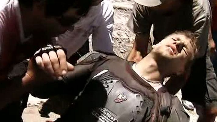 Dakar - Otra terrorífica caída en el Dakar