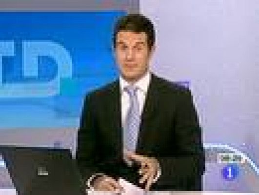 Telediario 1 - El Madrid, líder al ganar al Barça