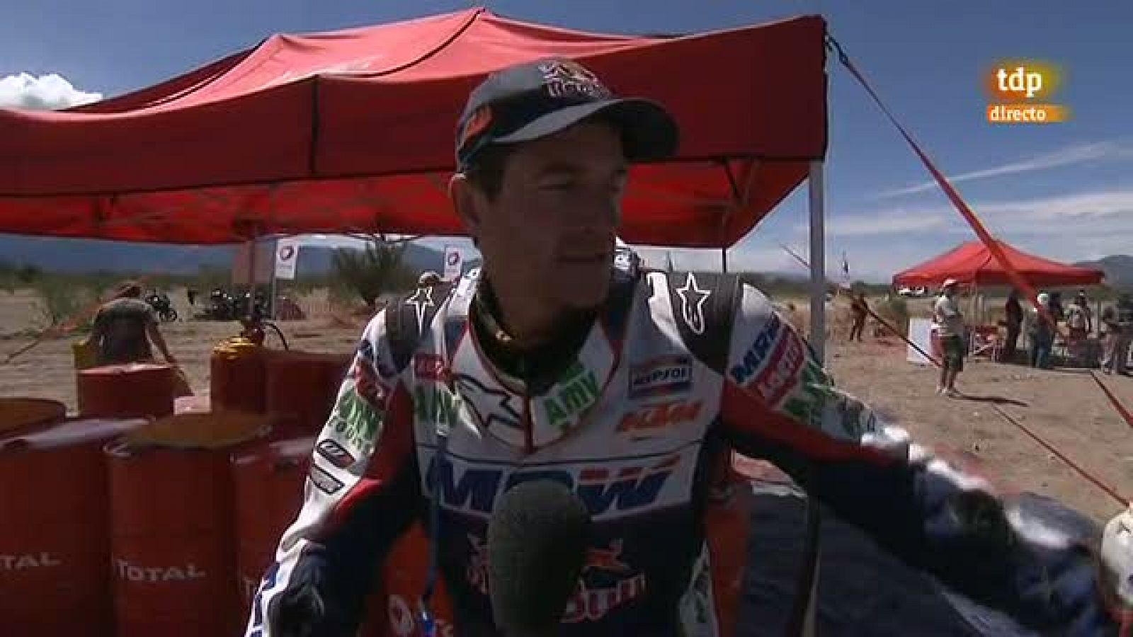 El piloto español del KTM Marc Coma ha señalado que no se ha  podido ver la mítica etapa de "Fiambalá", debido a las abudantes  lluvias que han proliferado estos días en Argentina, tras la disputa  de la quinta jornada de competición en el Dakar. "La