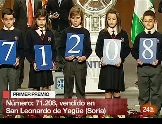 Informativo 24h - El primer premio de 'El niño' para el 71.208 vendido en Soria