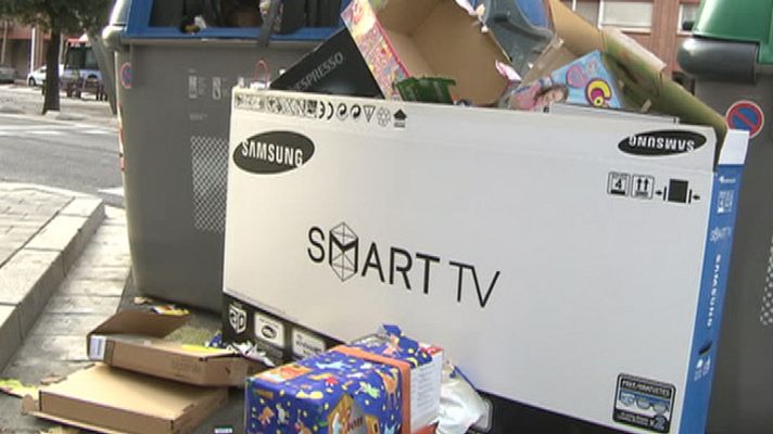 Telediario 1 - Planta de reciclaje