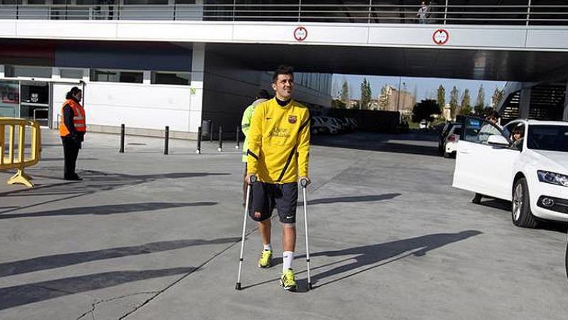 David Villa, adelante en su recuperación 