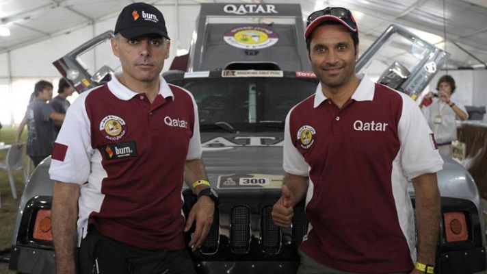 Al-Attiyah no quería ir al Dakar sin Lucas Cruz