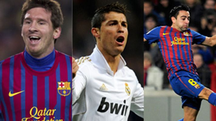 Telediario 1 - Messi, Xavi y Cristino,Balón de Oro