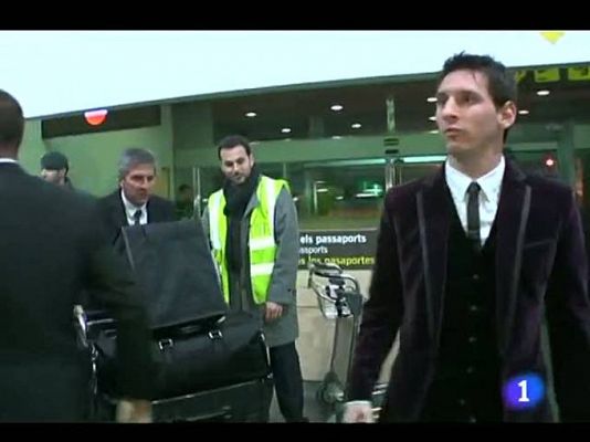 Telediario 1 - El Balón de Oro, en Barcelona