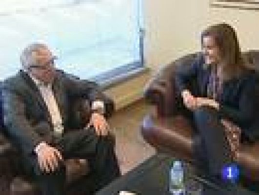 Telediario 1 - Acuerdo parcial de reforma laboral