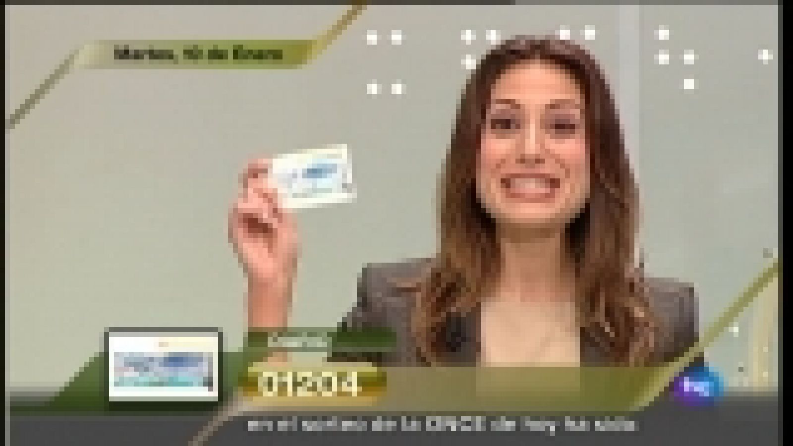 Sorteo ONCE  - 10/01/12  - Ver ahora