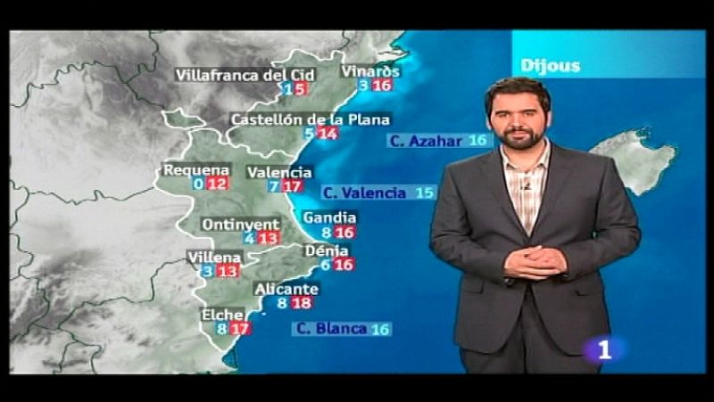  El tiempo en la Comunidad Valenciana - 11/01/12 - Ver ahora