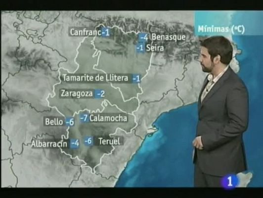 El tiempo en Aragón - 11/01/12