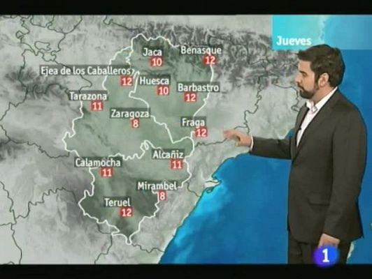 El tiempo en Aragón - 12/01/12