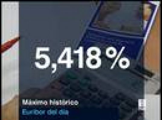 El euribor en el 5,41%