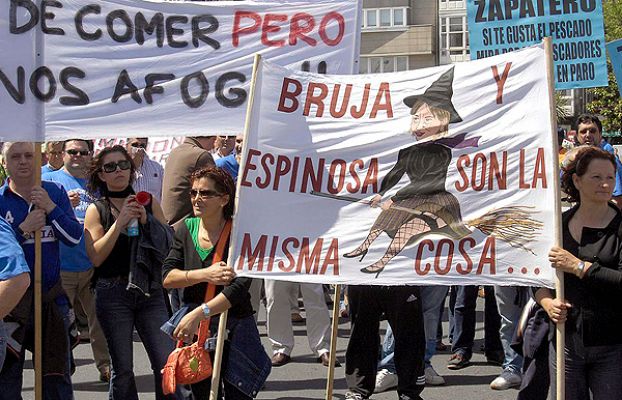 Protestas por el gasóleo