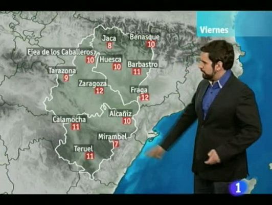 El tiempo en Aragón - 13/01/12