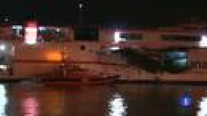 Telediario 1 - Aparatoso accidente en Gibraltar