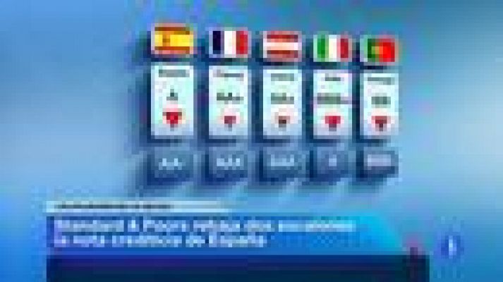 Telediario 1 - Nuevo golpe a la zona euro