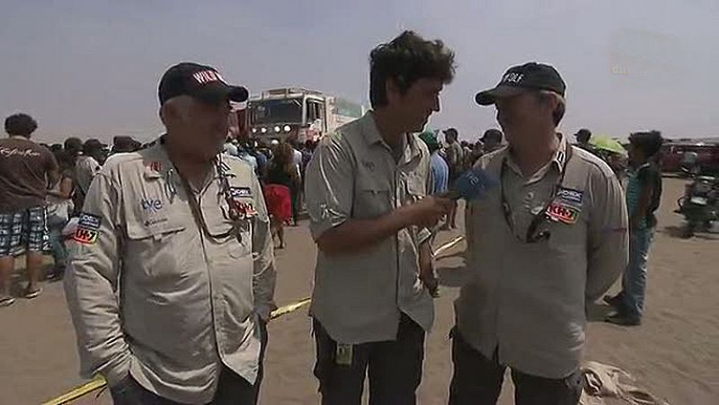 Acaba el rally Dakar y los pilotos españoles se dan por satisfechos por haber llegado a Lima. Muchos ya sueñan con la posibilidad de volver a casa y dormir en su cama.