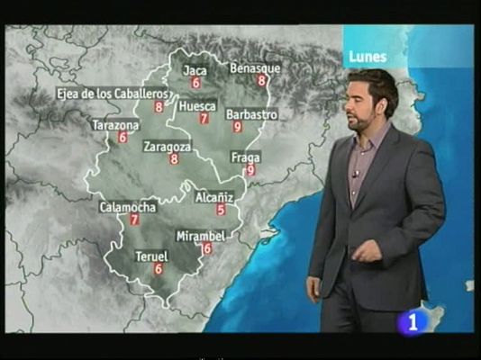 El tiempo en Aragón - 16/01/12