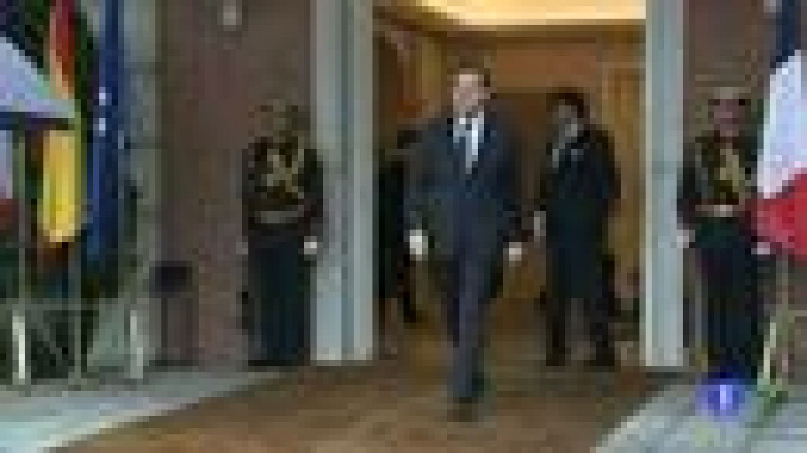 Rajoy se ha reunido con el presidente francés, Nicolás Sarkozy