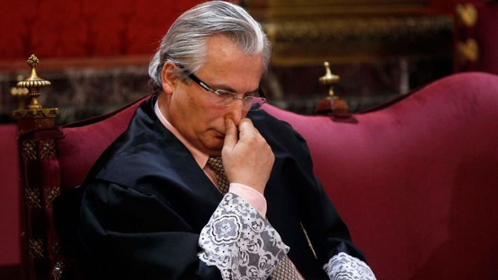 Garzón llega al Supremo para ser juzgado por las escuchas de Gürtel