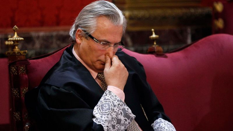  Garzón llega al Supremo para ser juzgado por las escuchas de Gürtel