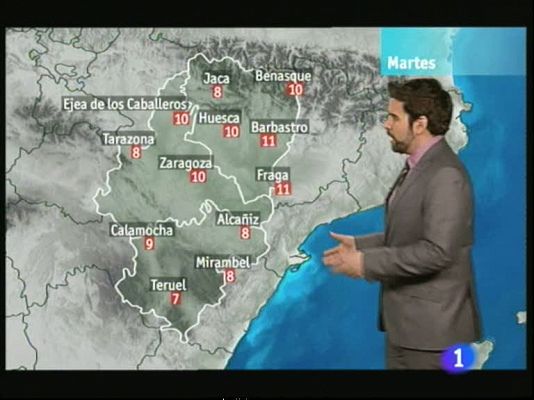 El tiempo en Aragón - 17/01/12