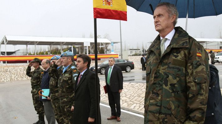 Telediario 1 - Pedro Morenés visita Líbano