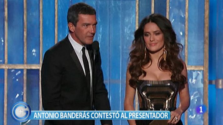 +Gente - Banderas replica a Gervais