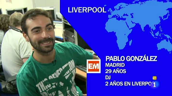Españoles en el mundo - Liverpool - Pablo