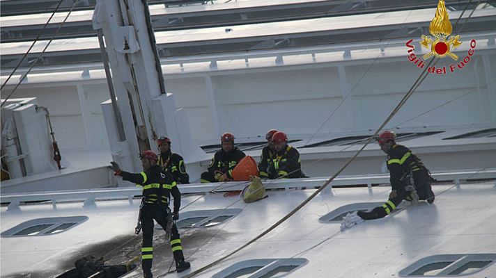  - Rescate contrarreloj en el interior del Concordia
