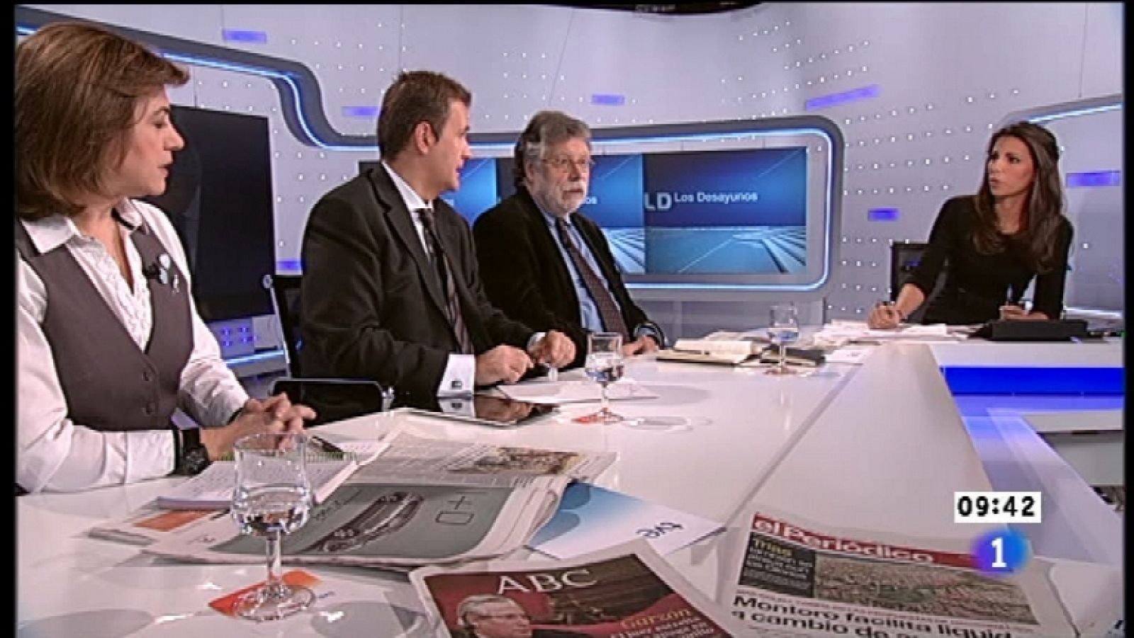 Los desayunos de TVE - Consejeros de Hacienda de las Comunidas autónomas de Valencia, Madrid y Andalucía - Ver ahora