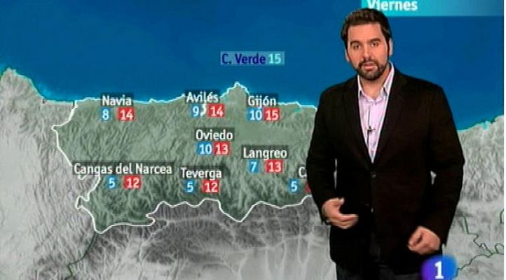 Panorama Regional - El tiempo en Asturias - 19/01/12