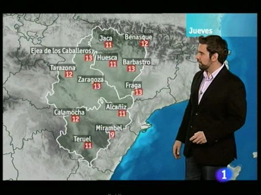 El tiempo en Aragón - 19/01/12