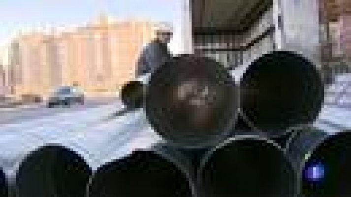 Telediario 1 - Convenio de la construcción