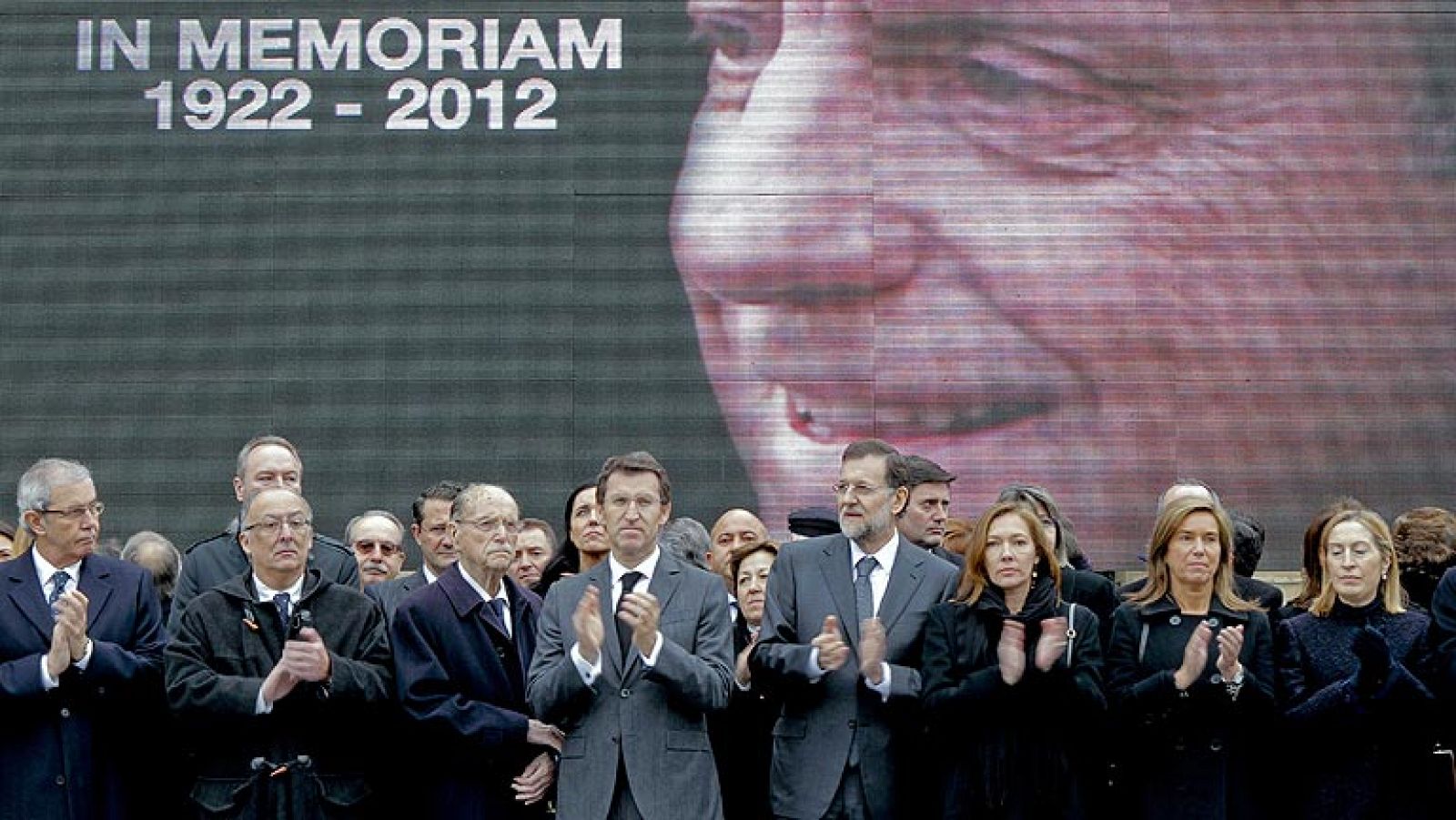 Despedida a Manuel Fraga en la catedral de Santiago