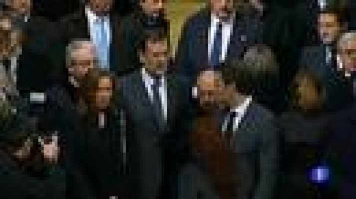 Telediario 1 - Funeral de Manuel Fraga