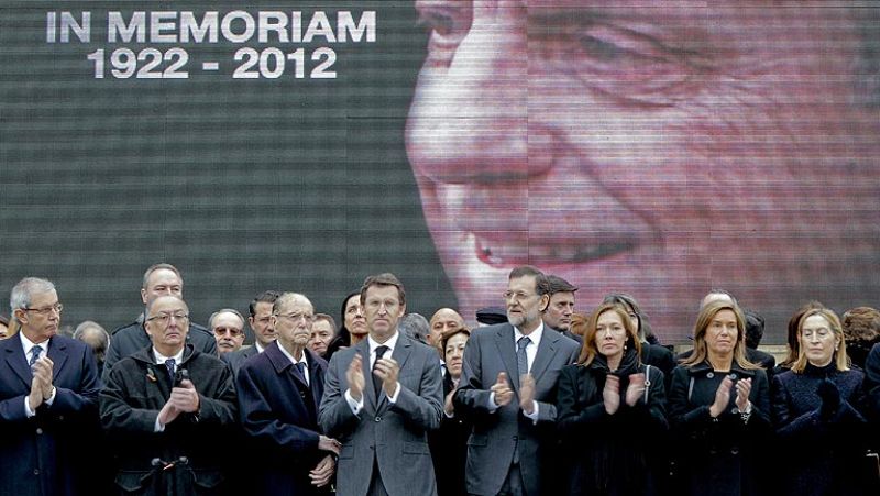 Despedida a Manuel Fraga en la catedral de Santiago 