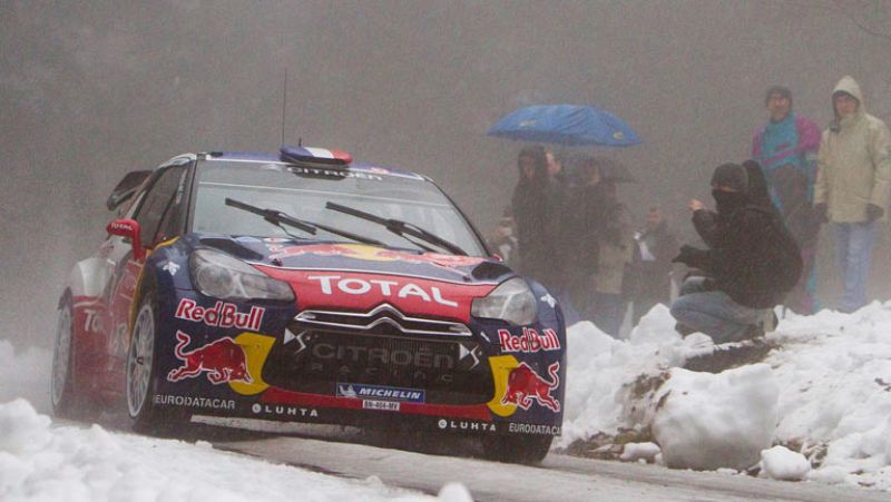 Loeb acaricia la victoria en Montecarlo