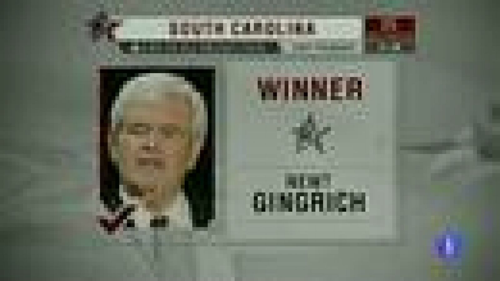 Telediario 1: Newt Gingrich ganador  | RTVE Play