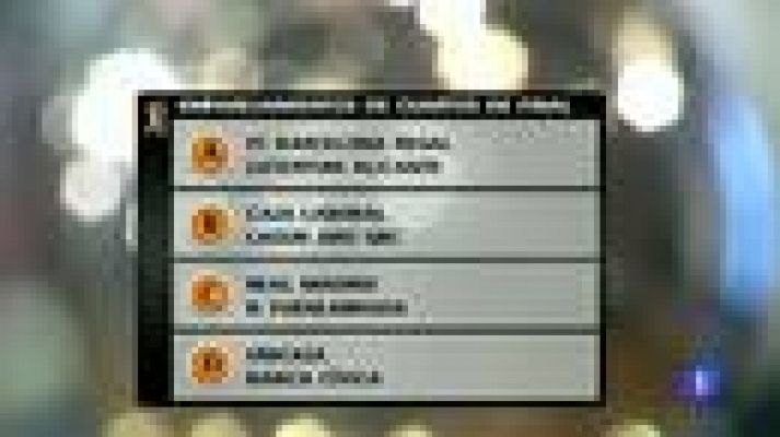 Telediario 1 - Barça-Lucentum y tres derbis en Copa del Rey