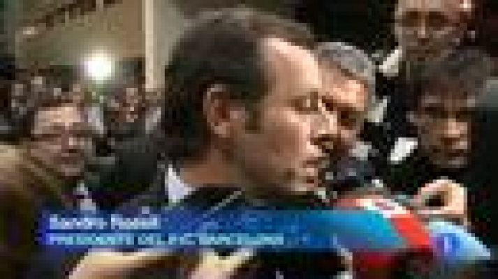 Telediario 1 - El Barça espera que Competición actúe de oficio