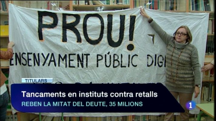 L'informatiu - Comunitat Valenciana - La Comunidad Valenciana en 2' -  25/01/12