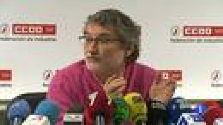 Telediario 1 - Firma del acuerdo salarial