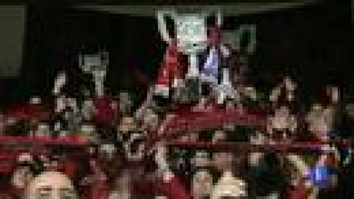 Telediario 1 - El Mirandés desata la locura copera