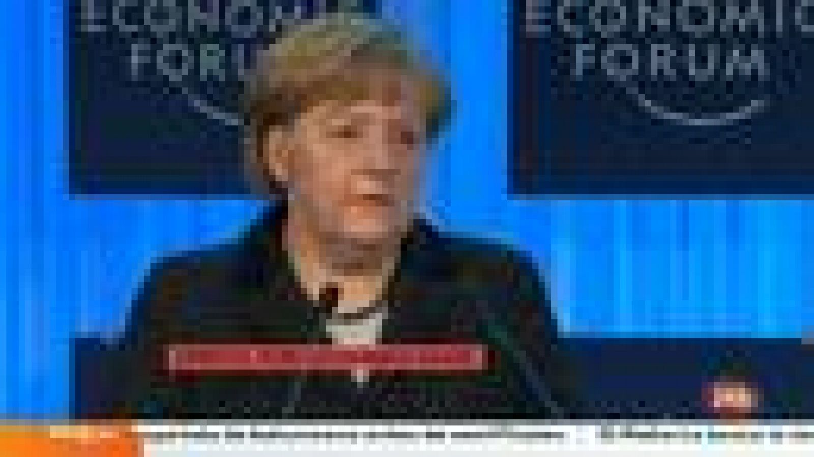 La tarde en 24h: Merkel inaugura el Foro de Davos defendiendo que los Veintisiete cedan más competencias a la UE | RTVE Play
