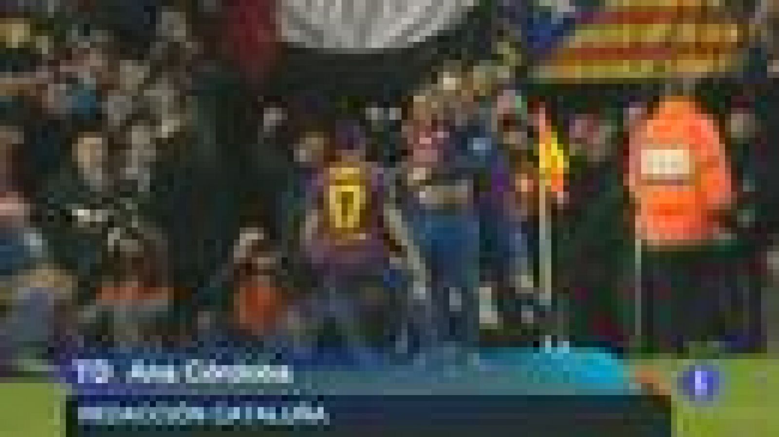 Telediario 1: Agónico pase a 'semis' del Barça | RTVE Play