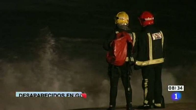 Cuatro personas desaparecidas en la playa del Orzán en A Coruña