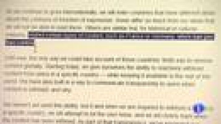 Telediario 1 - Censura en Twitter